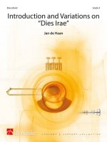 INTRODUCTION AND VARIATIONS ON 