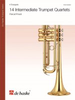 14 INTERMEDIATE TRUMPET QUARTETS - 4 TROMPETTES -PARTITION+PARTIES SEPAREES