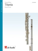 TITANIA - FLUTE TRAVERSIERE ET PIANO -LIVRE +PARTITION