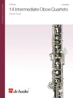 14 INTERMEDIATE OBOE QUARTETS  -PARTITION+PARTIES SEPAREES