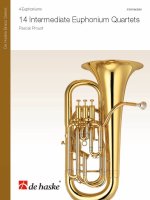 14 INTERMEDIATE EUPHONIUM QUARTETS  -PARTITION+PARTIES SEPAREES