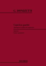 LA FIGLIA DEL REGGIMENTO: CONVIEN PARTIR CHANT