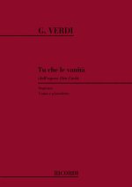 DON CARLO: TU CHE LE VANITA CHANT