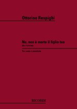 QUATTRO LIRICHE: N. 1 NO, NON E MORTO IL FIGLIO CHANT