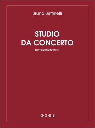 STUDIO DA CONCERTO CLARINETTE