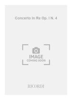 CONCERTO IN RE OP. I N. 4 ORCHESTRE
