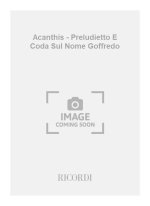 ACANTHIS - PRELUDIETTO E CODA SUL NOME GOFFREDO FLUTE TRAVERSIERE