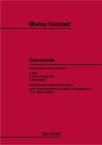 CONCERTANTE POUR SAXOPHONE ALTO ET ORCHESTRE SAXOPHONE