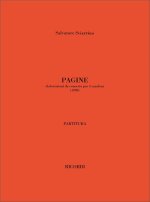 PAGINE. ELABORAZIONI DA CONCERTO MUSIQUE D'ENSEMBLE-PARTITION+PARTIES SEPAREES