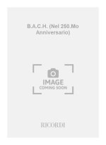 B.A.C.H. (NEL 250.MO ANNIVERSARIO) FLUTE A BEC