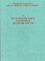 ECCLESIASTICARUM CANTIONUM QUATUOR VOCUM  CHANT