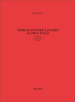 STIRI SLOVENSKI LJUDSKE ZA PRST PALEC PIANO