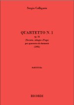 QUARTETTO N  1 OP. 34 (1995) CLARINETTES-PARTITION+PARTIES SEPAREES