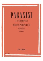 14 CAPRICCI DALL'OP. 1 E 'MOTO PERPETUO' OP.11  CLARINETTE