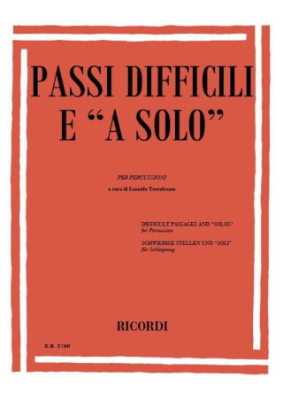PASSI DIFFICILI E A SOLO