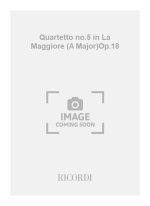 QUARTETTO NO.5 IN LA MAGGIORE (A MAJOR)OP.18 MUSIQUE D'ENSEMBLE