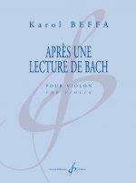 APRES UNE LECTURE DE BACH