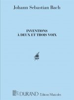 JOHANN SEBASTIAN BACH : INVENTIONS A DEUX ET TROIS VOIX - PIANO