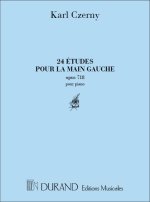 24 ETUDES POUR LA MAIN GAUCHE OPUS 718 - POUR PIANO