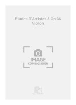 ETUDES D'ARTISTES 3 OP 36 VIOLON VIOLON
