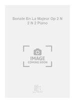 SONATE EN LA MAJEUR OP 2 N 2 N 2 PIANO PIANO