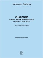5 ETUDES: CHACONNE D'APRES BACH (BWV 1004) PIANO