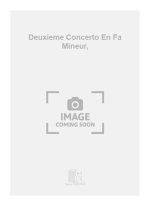 DEUXIEME CONCERTO EN FA MINEUR,  PIANO