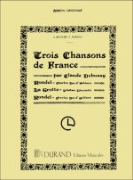3 CHANSONS DE FRANCE MEZZO-PIANO  CHANT