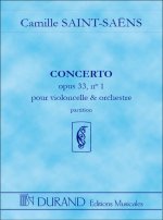 CONCERTO N 1 OP 33, POUR VIOLONCELLE ET ORCHESTRA VIOLONCELLE