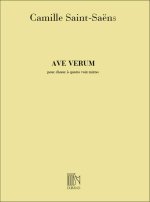 AVE VERUM POUR CHOEUR A QUATRE VOIX MIXTES CHANT