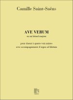 AVE VERUM EN MI BEMOL MAJEUR, CHANT
