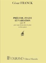 PRELUDE, FUGUE ET VARIATION, OPUS 18 PIANO