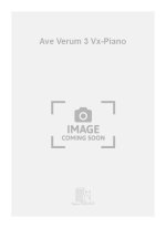 AVE VERUM 3 VX-PIANO  CHANT
