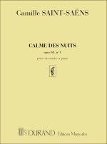 CALME DES NUITS OP 68 N 1 CHANT