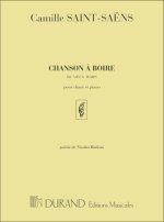 CHANSON A BOIRE CHT-PIANO  CHANT