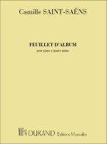 FEUILLET D'ALBUM POUR PIANO A QUATRE MAINS PIANO