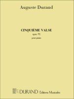 CINQUIEME VALSE OPUS 91 - POUR PIANO PIANO