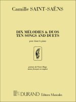 TEN SONGS AND DUETS, POUR CHANT ET PIANO  CHANT