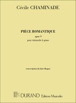 PIECE ROMANTIQUE, POUR VIOLONCELLE ET PIANO  VIOLONCELLE