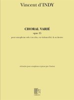 CHORAL VARIE SAXO CONTRALTO EN MI BEMOL ETPIANO