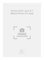 POEME D'UN JOUR N 1 MEZZO-PIANO (FR-ANGL  CHANT