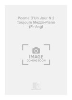POEME D'UN JOUR N 2 TOUJOURS MEZZO-PIANO (FR-ANGL  CHANT