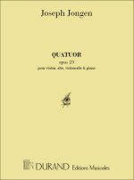 QUATUOR, OPUS 23 - POUR VIOLON, ALTO, VIOLONCELLE MUSIQUE D'ENSEMBLE