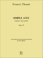 SIMPLE AVEU 2 PIANOS 8 MS  PIANO