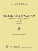 PRELUDE FUGUE ET VARIATION OP 18 PIANO