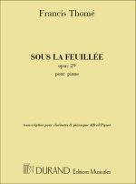 SOUS LA FEUILLE CLARINET  CLARINETTE