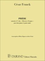 PRIERE 2 PIANOS OU PIANO ET HARMONIUM  PIANO