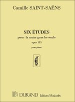 SIX ETUDES POUR LAMAIN GAUCHE SEULE OPUS OP 135 PIANO