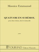 QUATUOR EN SI B MUSIQUE D'ENSEMBLE