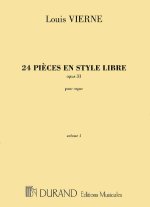 24 PIECES EN STYLE LIBRE OPUS 31 VOL.1 ORGUE